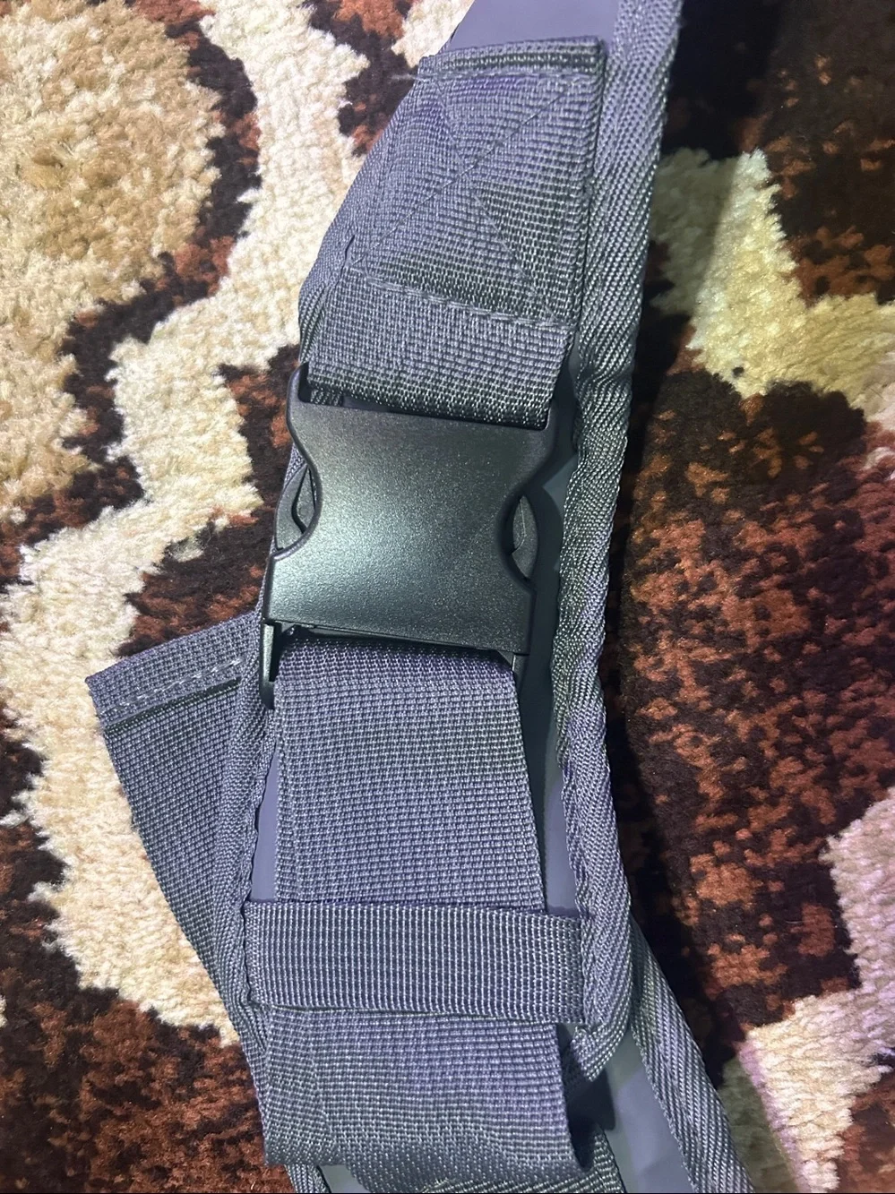 Grey and Blue Crossbody Sling Pet Carrier - In Great Shape